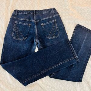 Dark Indigo Straight Leg Women's Jeans